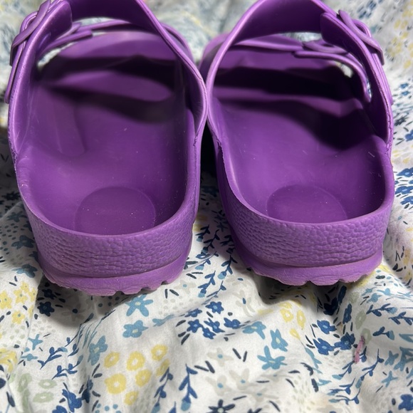 Unisex Purple Birkenstock #260 Double Strap Sandals, Sz 40 - Picture 8 of 9